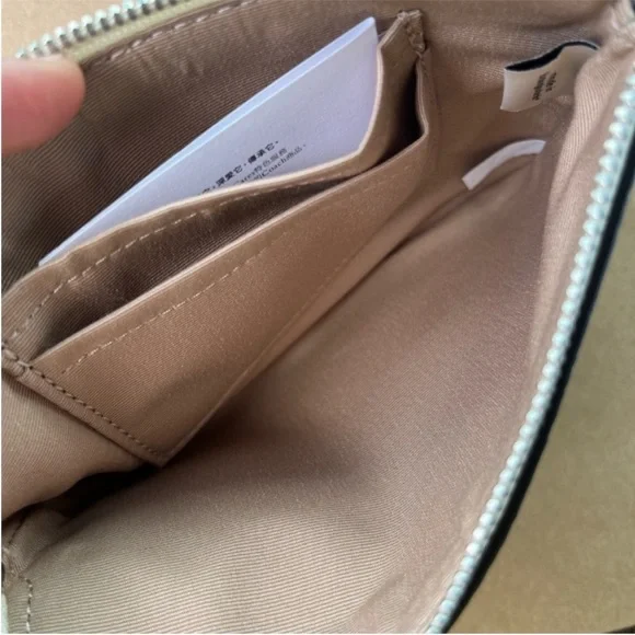 Coach Corner Zip Wristlet With Floral Print # CAL72 - Picture 5 of 6